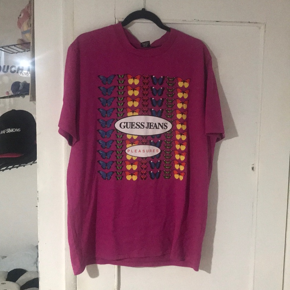Pleasures x Guess Butterfly tee